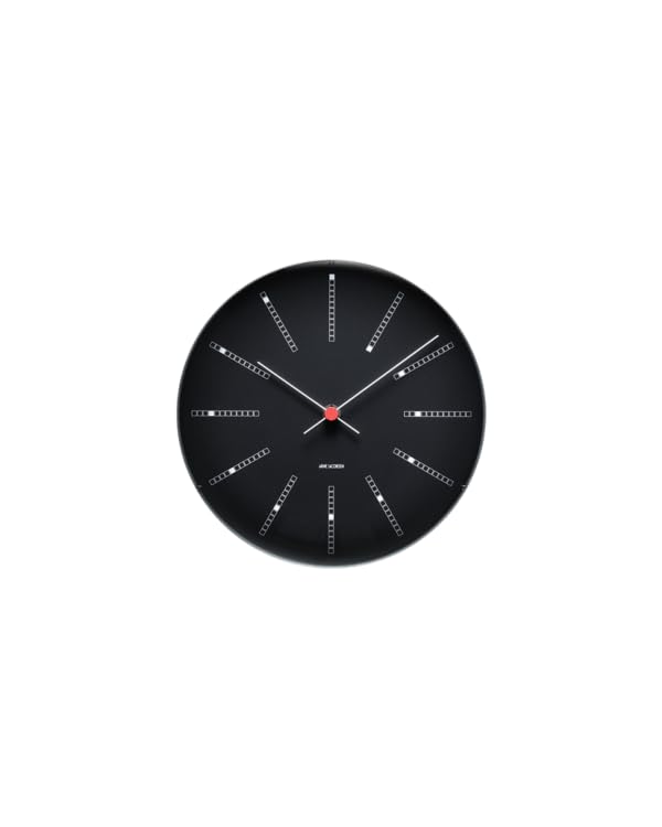 ARNE JACOBSEN 21cm Wall Clock Scandinavian Design Design without Second BANKERS 43636 Black (Quiet Hand) чорний
ARNE JACOBSEN 21cm Wall Clock Scandinavian Design Design without Second BANKERS 43636 Black (Quiet Hand) чорний