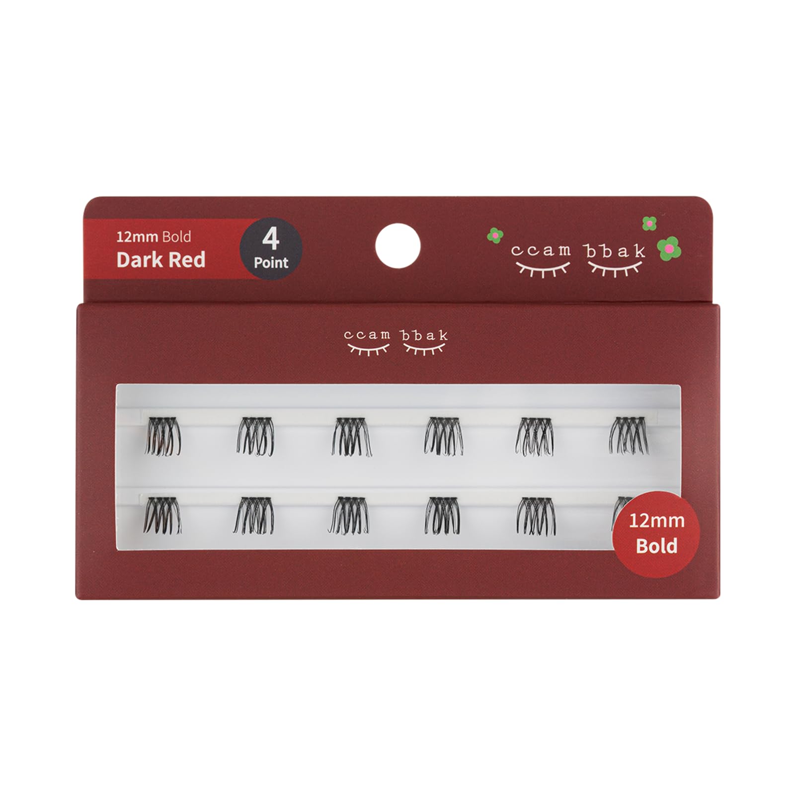 CCAMBBAK Bold Partial Eyelash Extensions, Semi-Permanent, Idol Type, 10mm-12mm, Natural, Popular DIY False Eyelashes (12mm, 4 Point)
CCAMBBAK Bold Partial Eyelash Extensions, Semi-Permanent, Idol Type, 10mm-12mm, Natural, Popular DIY False Eyelashes (12mm, 4 Point)