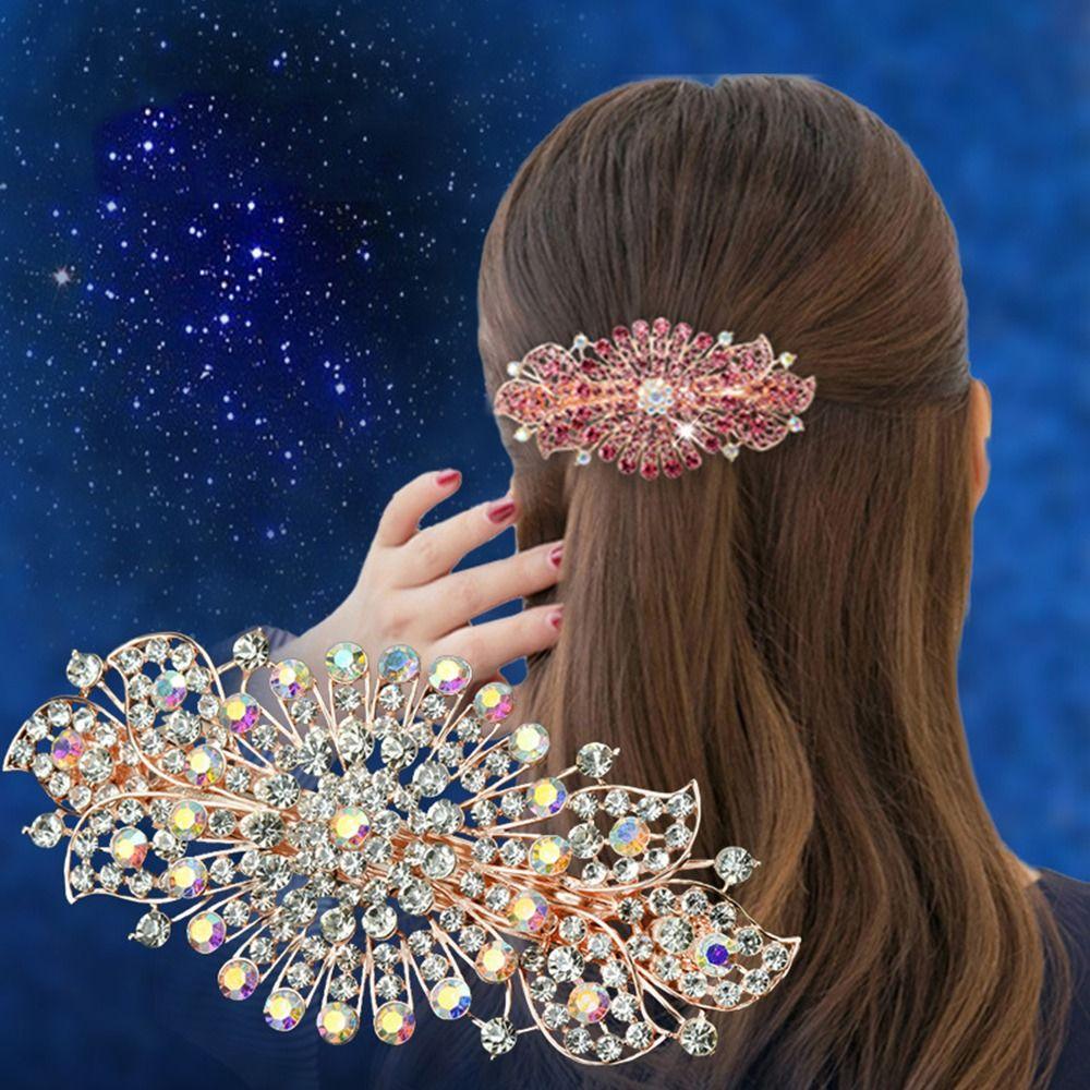 For Girls Hair Ornament Diamond Hair Clip Hair Accessories Flower Spring Clip Ponytail Holder
For Girls Hair Ornament Diamond Hair Clip Hair Accessories Flower Spring Clip Ponytail Holder