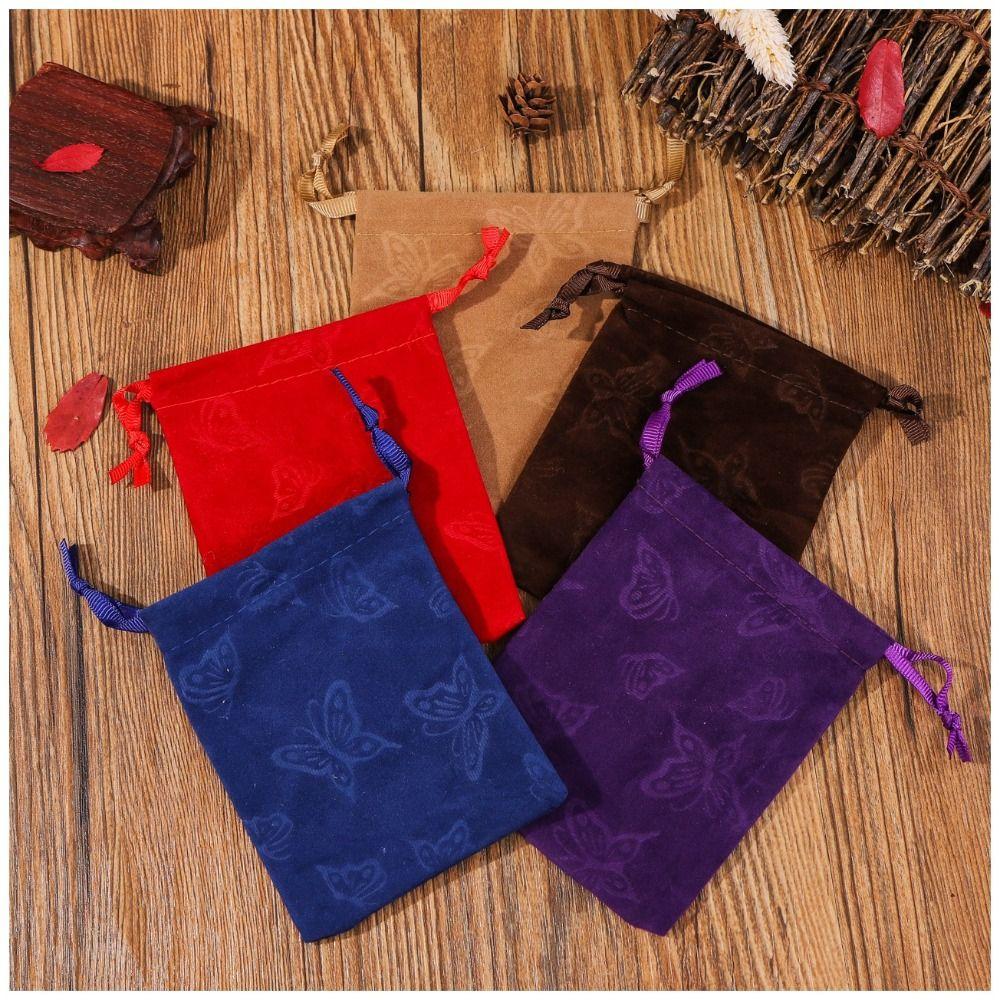 Butterfly Printed Jewelry Bag Velvet Drawstring Bag High Quality Storage Pouch Buddha Bead
Butterfly Printed Jewelry Bag Velvet Drawstring Bag High Quality Storage Pouch Buddha Bead