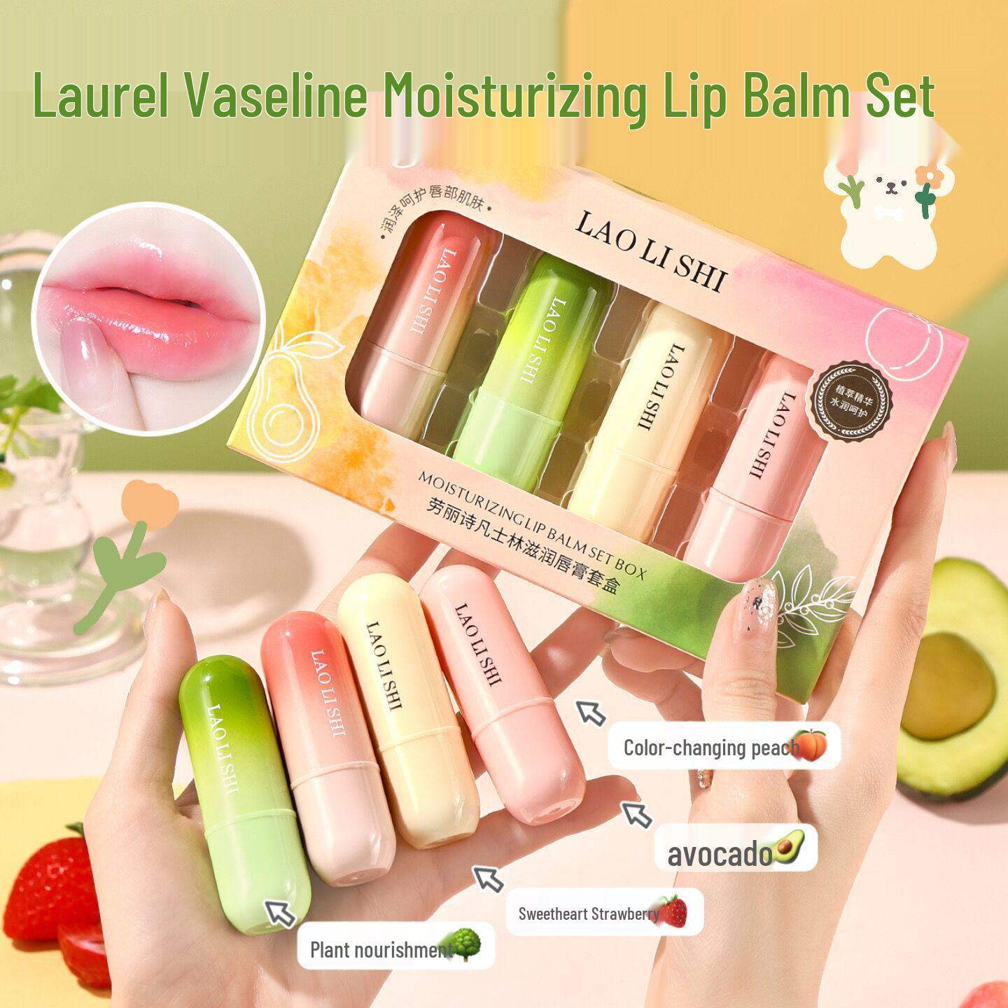 Laurashine Plant-Based Lip Balm Set: Hydrating, Moisturizing, Anti-Chapping, and Exfoliating Lip Care 3.5g per stick
Laurashine Plant-Based Lip Balm Set: Hydrating, Moisturizing, Anti-Chapping, and Exfoliating Lip Care 3.5g per stick