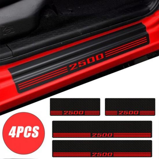 4pcs For GMC Sierra 2500 Carbon Fiber Leather Cab Door Sill Protector Cover Red
4pcs For GMC Sierra 2500 Carbon Fiber Leather Cab Door Sill Protector Cover Red