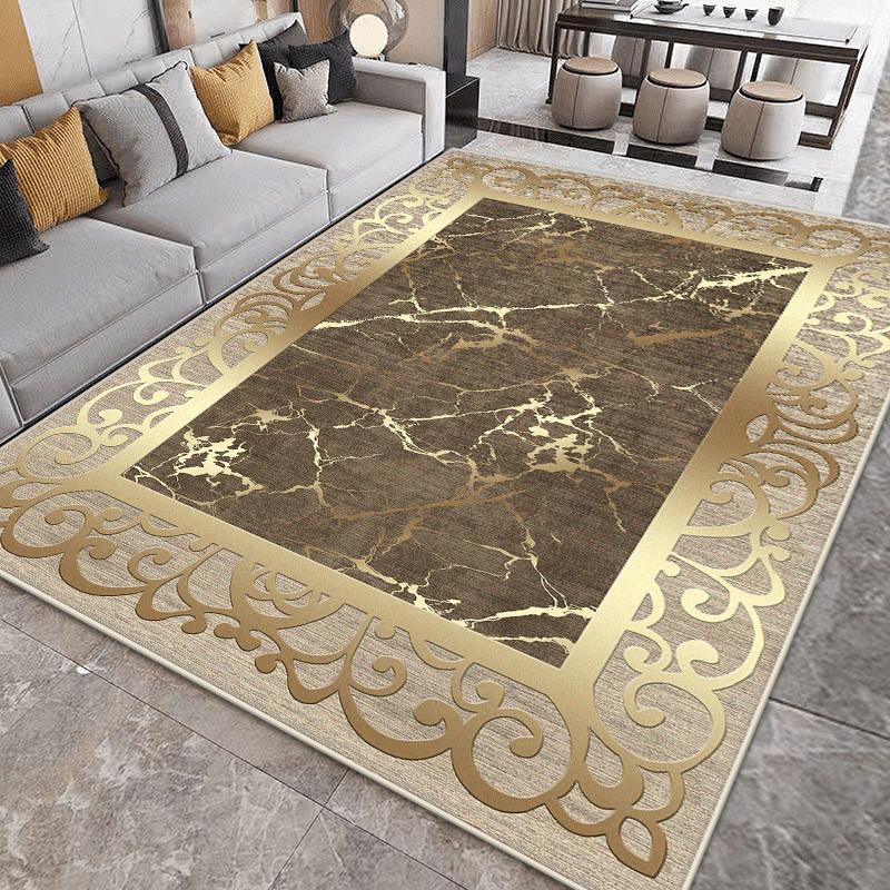 Big Size Non-slip Home Decoration Luxury Carpet for Living Room Golden Border Washable Gaming Room Decor Rug Soft Sofa Table Mat 60x90cm
Big Size Non-slip Home Decoration Luxury Carpet for Living Room Golden Border Washable Gaming Room Decor Rug Soft Sofa Table Mat 60x90cm