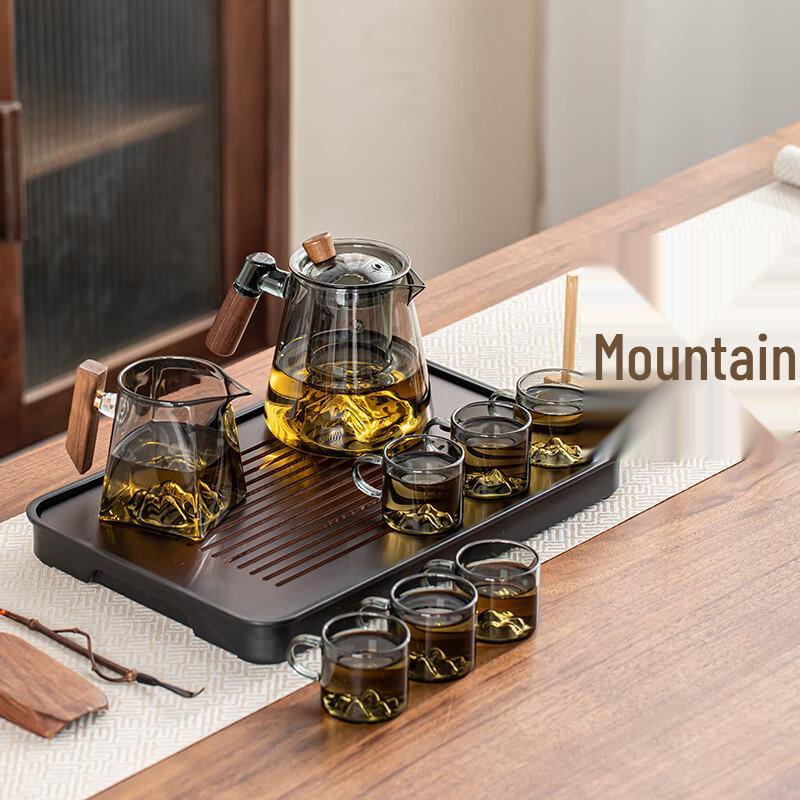 Ba Qian Hang Smoke Grey Mountain View Glass Tea Set
Ba Qian Hang Smoke Grey Mountain View Glass Tea Set