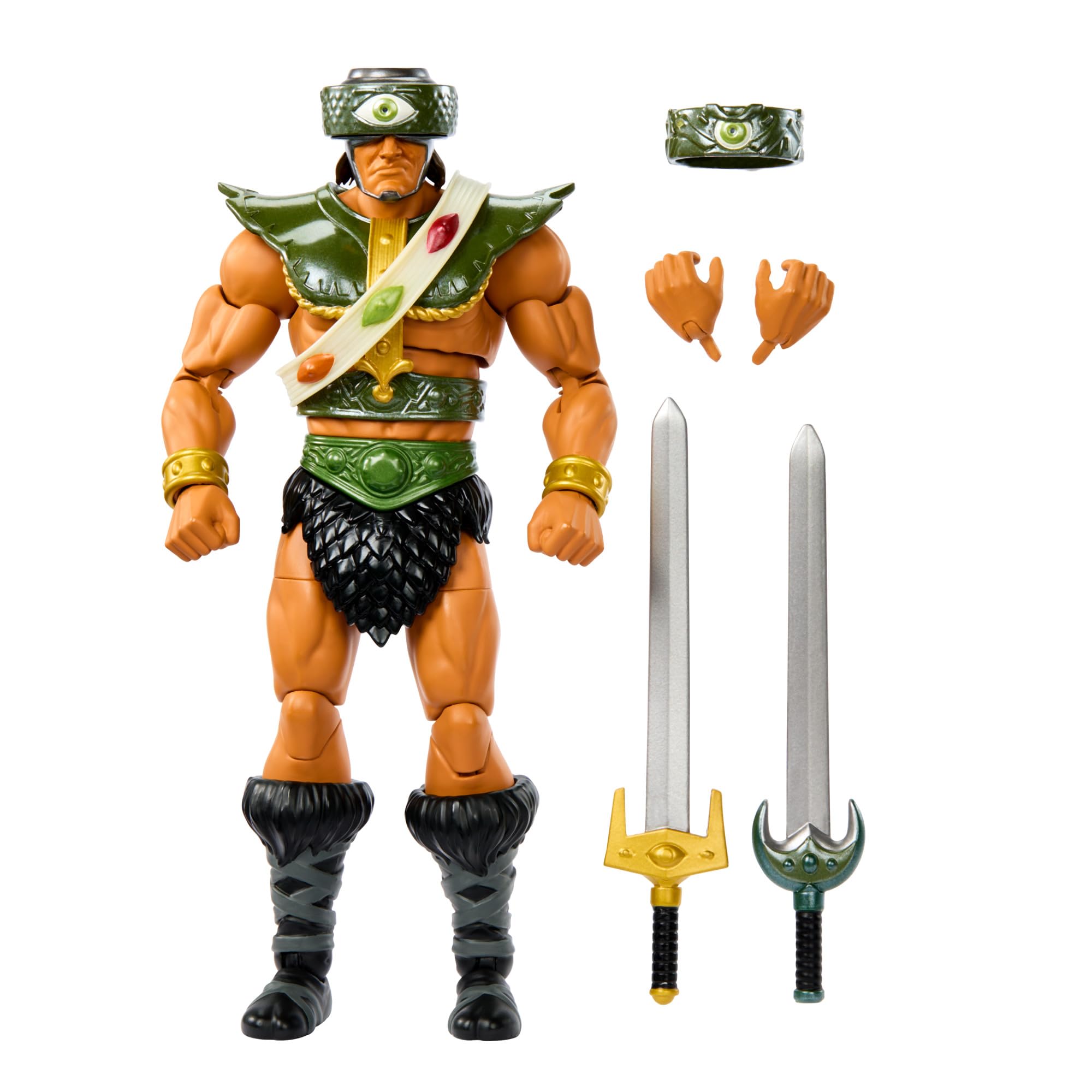 Коллекция фигурок Masterverse Masters of the Revolution Deluxe MOTU с 30 персонажами вселенной и аксессуарами, шарнирные соединения Tri-Klops, 7 дюймов
Коллекция фигурок Masterverse Masters of the Revolution Deluxe MOTU с 30 персонажами вселенной и аксессуарами, шарнирные соединения Tri-Klops, 7 дюймов