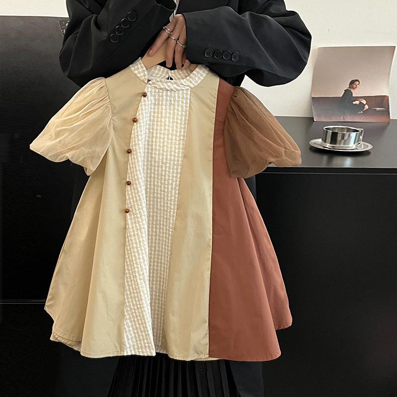 Girls Dresses, Summer Retro Stitching, Western Style Skirts, Children s Bud Short-sleeved A-line Skirts 90
Girls Dresses, Summer Retro Stitching, Western Style Skirts, Children s Bud Short-sleeved A-line Skirts 90
