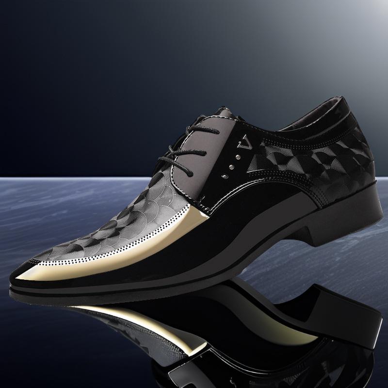 2025 autumn new glossy large size leather shoes men s business dress shoes Korean version British foreign trade popular men s shoes 38
2025 autumn new glossy large size leather shoes men s business dress shoes Korean version British foreign trade popular men s shoes 38