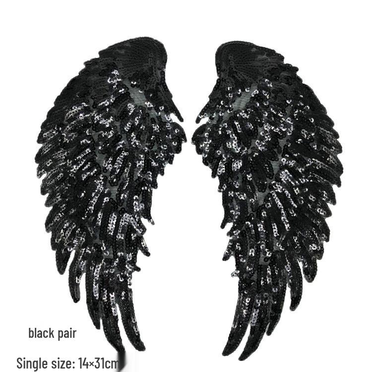 Wing Sequin Embroidery Iron-on Patch for Clothes Decoration
Wing Sequin Embroidery Iron-on Patch for Clothes Decoration