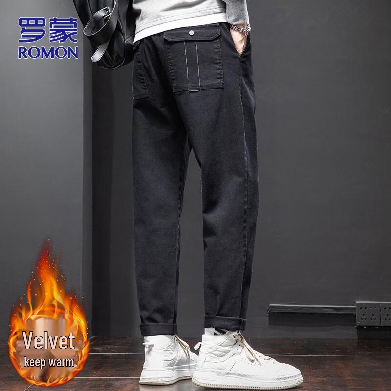 Romon Men s Fleece-Lined Straight-Leg Casual Pants 38
Romon Men s Fleece-Lined Straight-Leg Casual Pants 38