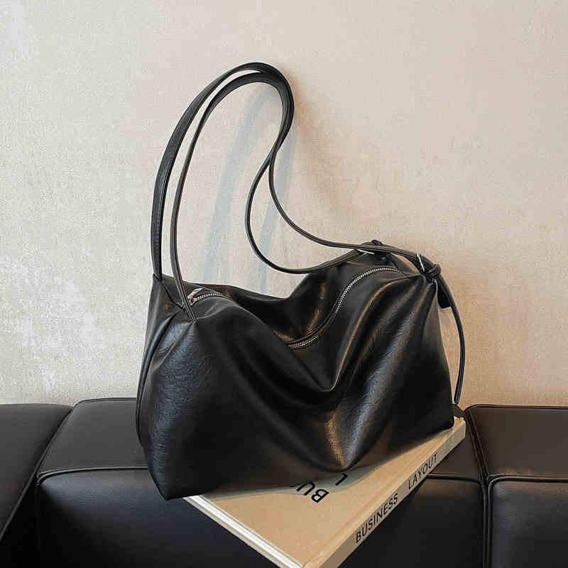 Retro Large Capacity Soft Leather Travel Tote Bag for Women 2026 New Fashi Commuter One Shoulder Bag Leisure Handbags (30cm<Max Length<50cm) чёрный
Retro Large Capacity Soft Leather Travel Tote Bag for Women 2026 New Fashi Commuter One Shoulder Bag Leisure Handbags (30cm<Max Length<50cm) чёрный