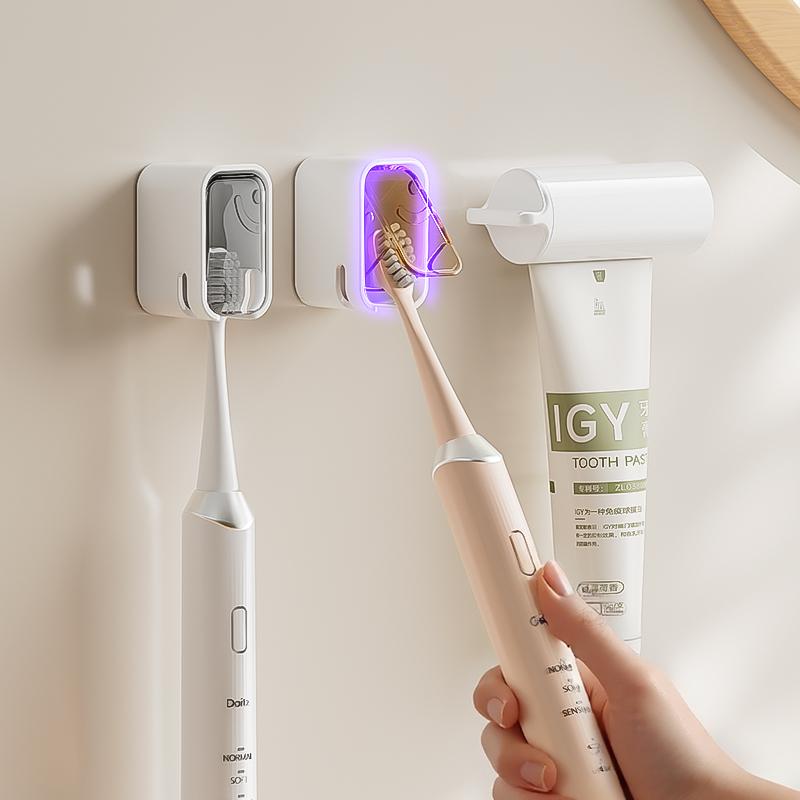 Dust-proof Waterproof Toothbrush Rack with Cover Portable Storage Stand Simple Wall-mounted Electric Toothbrushes Storage Rack
Dust-proof Waterproof Toothbrush Rack with Cover Portable Storage Stand Simple Wall-mounted Electric Toothbrushes Storage Rack