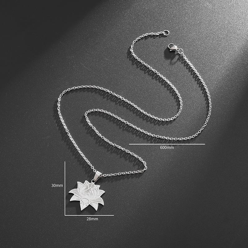 Популярные европейские и американские цветы с простой индивидуальностью Новая модная нержавеющая сталь «Лотос»
Популярные европейские и американские цветы с простой индивидуальностью Новая модная нержавеющая сталь «Лотос»