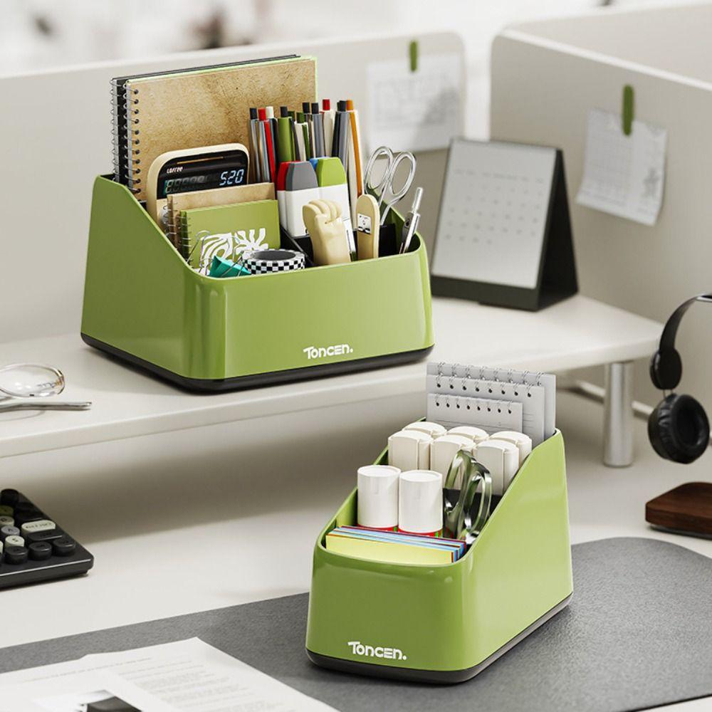 Multipurpose Desktop Storage Box Large Capacity Remote Control Holder New Cosmetics Box White-S
Multipurpose Desktop Storage Box Large Capacity Remote Control Holder New Cosmetics Box White-S