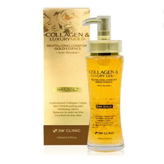 3W Clinic Collagen & Luxury Comfort Gold Revitalizing Essence 150ml
3W Clinic Collagen & Luxury Comfort Gold Revitalizing Essence 150ml
