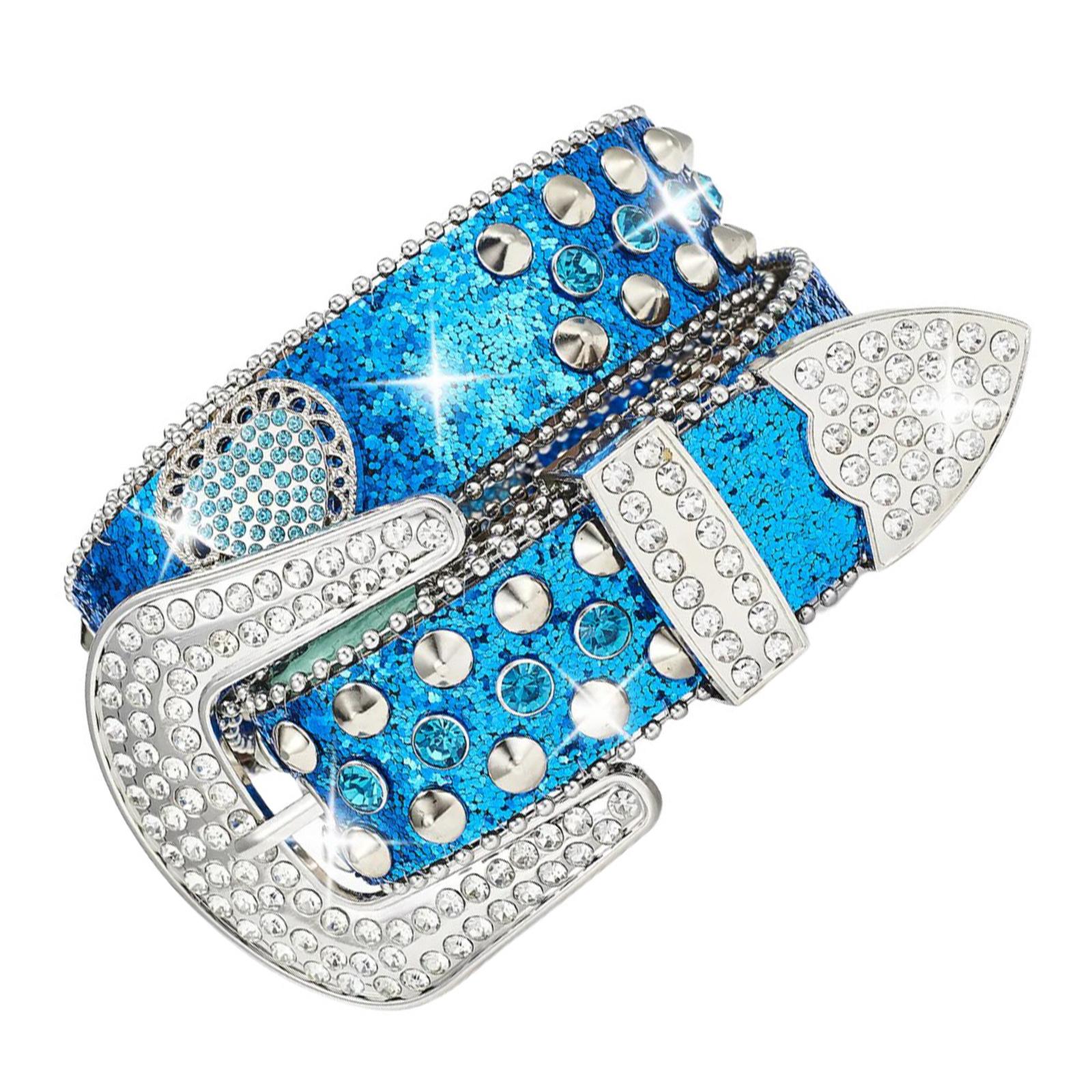 Ремень с пряжкой-стразами для всех возрастов BlingBling Пояс с пайетками Крутой Западный Пояс с Рисунками Пояс для Уличных Танцев на Талию для Джинсов S синий
Ремень с пряжкой-стразами для всех возрастов BlingBling Пояс с пайетками Крутой Западный Пояс с Рисунками Пояс для Уличных Танцев на Талию для Джинсов S синий