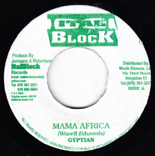 7inch Record GYPTIAN, STEVE TULLOCH - Mama Africa / Emergency none Ital Block 2006 Jamaica Reggae, Ska & Dub Used
7inch Record GYPTIAN, STEVE TULLOCH - Mama Africa / Emergency none Ital Block 2006 Jamaica Reggae, Ska & Dub Used
