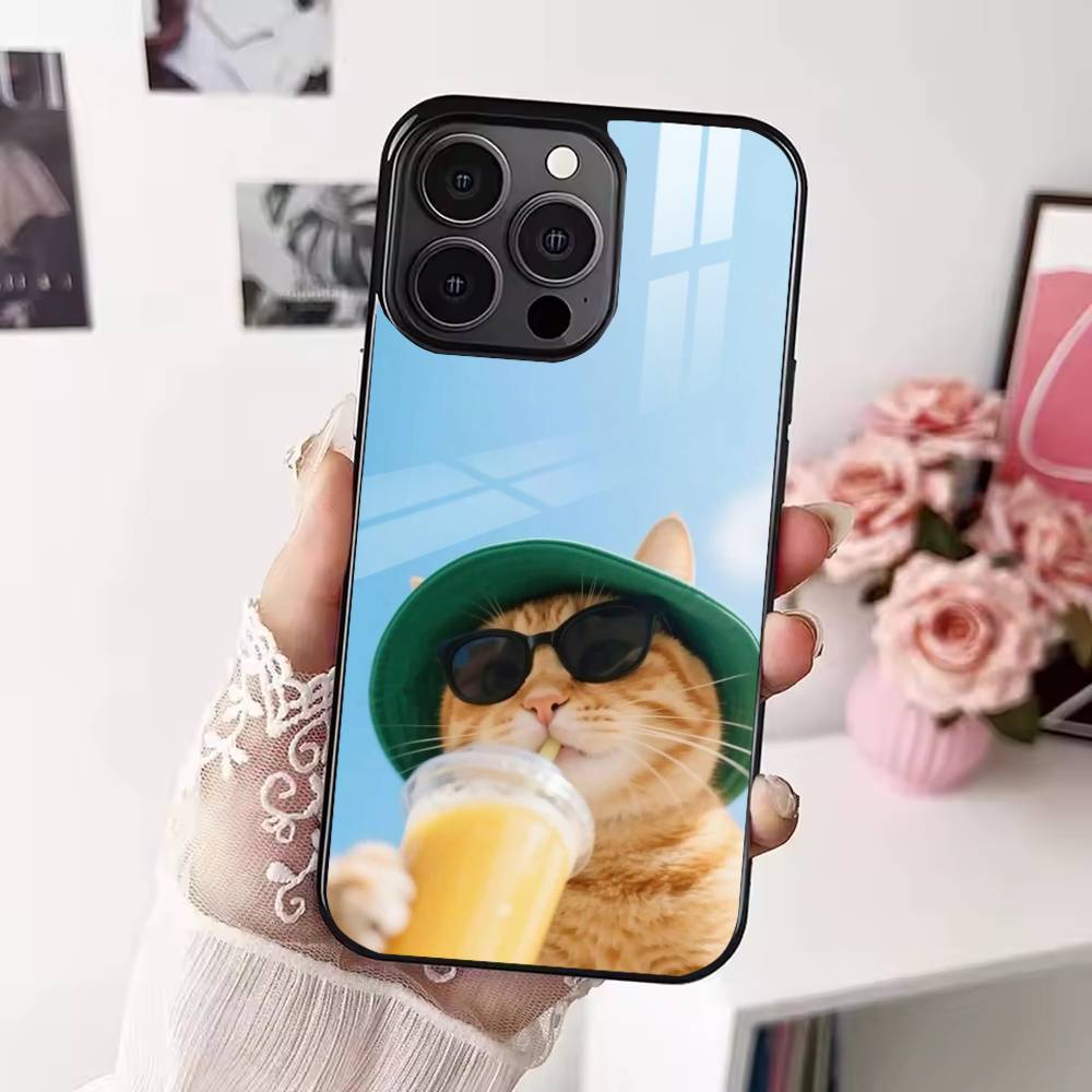 Cute Cool Sunglasses Cat Phone Case For iPhone 17,16,15,14,13,12,Plus,Pro,Max for Magsafe Magnetic Wireless Charging iPhone15
Cute Cool Sunglasses Cat Phone Case For iPhone 17,16,15,14,13,12,Plus,Pro,Max for Magsafe Magnetic Wireless Charging iPhone15