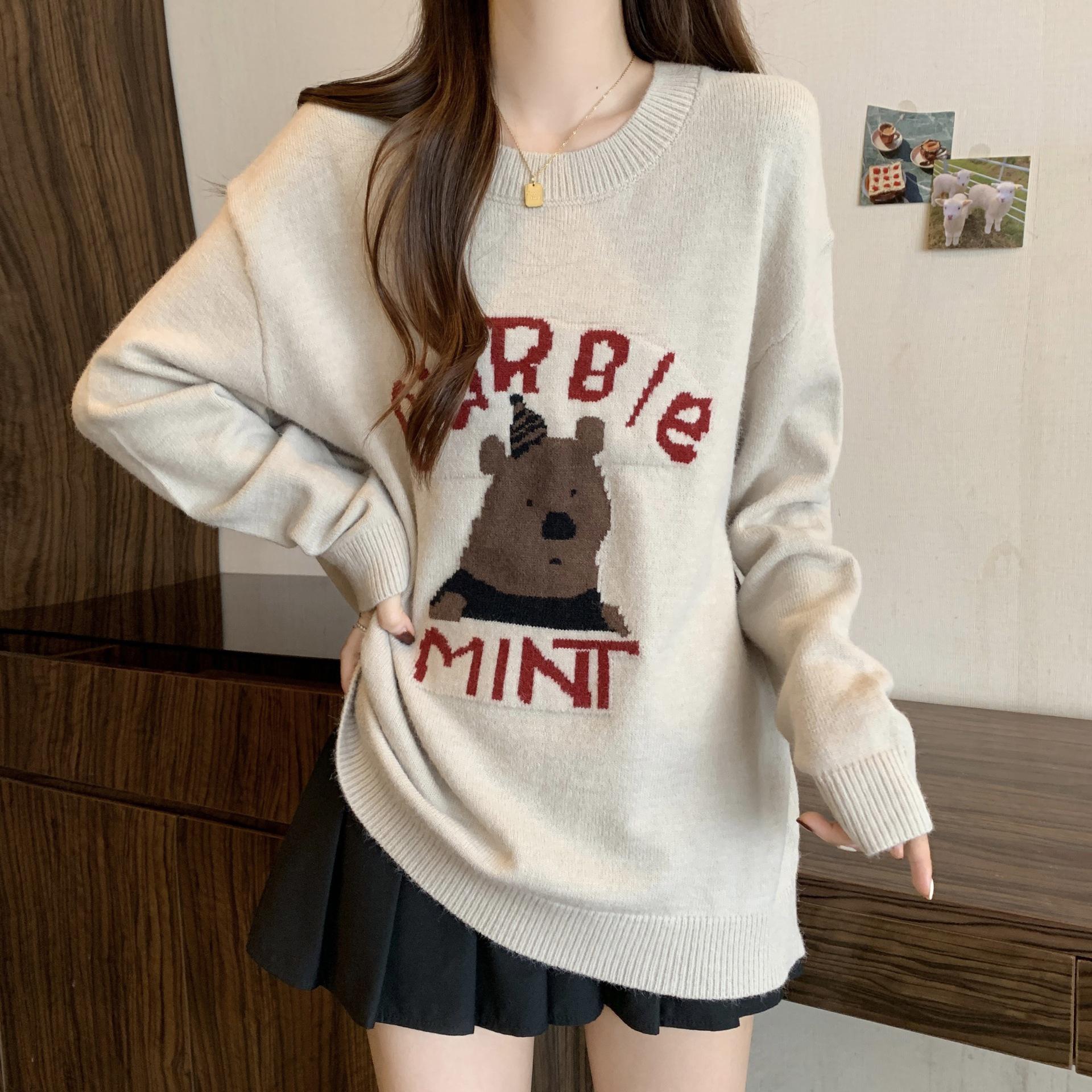 Plus Size Women s Teddy Bear Print Round Neck Winter Sweater - Soft Knit Pullover XL (125-150 jin)
Plus Size Women s Teddy Bear Print Round Neck Winter Sweater - Soft Knit Pullover XL (125-150 jin)