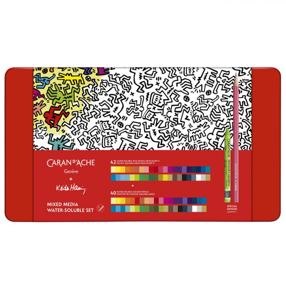 CARAN Caran Keith Haring Mixed Media Set colored pencils 42 D ACHE d Ache (40 water-soluble + neocolors) CC3000-023
CARAN Caran Keith Haring Mixed Media Set colored pencils 42 D ACHE d Ache (40 water-soluble + neocolors) CC3000-023