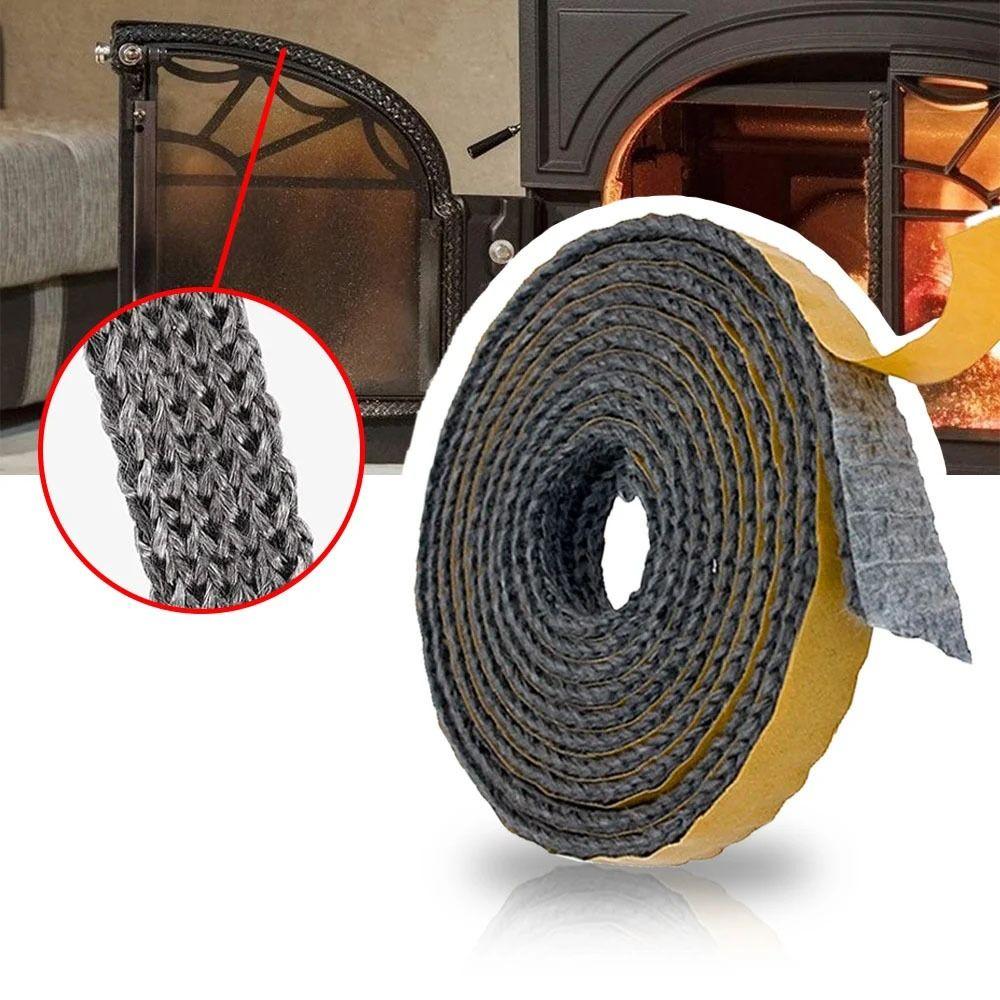 Fiberglass Seal Stove Fire Rope Self Adhesive Replacement Gasket Cord Flat Stoves Rope Fireplace 2.5m
Fiberglass Seal Stove Fire Rope Self Adhesive Replacement Gasket Cord Flat Stoves Rope Fireplace 2.5m