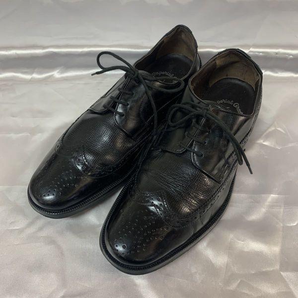 Regal Wingtip Leather Dress Shoes Black 25.5 EEEE(USED)
Regal Wingtip Leather Dress Shoes Black 25.5 EEEE(USED)