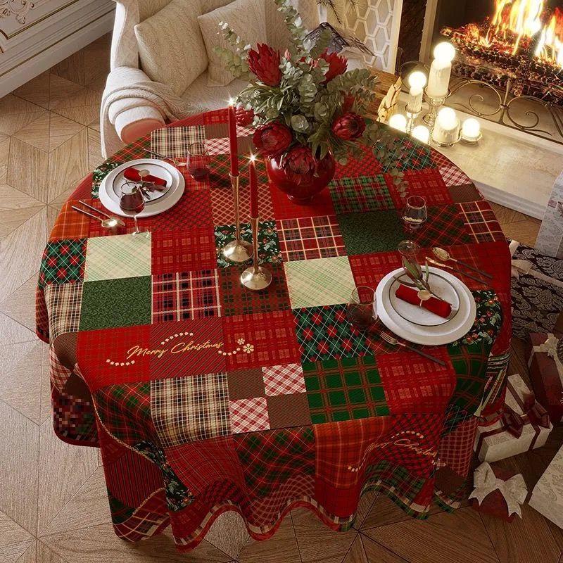 Christmas Plaid Tablecloth - Festive Decor for Coffee Table, Dining Table, Desk, or Bedroom
Christmas Plaid Tablecloth - Festive Decor for Coffee Table, Dining Table, Desk, or Bedroom