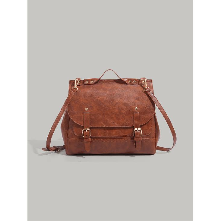 Special-Interest Artistic Vintage Backpack Crossbody Messenger Bag High-Grade Oil Wax Leather British Style College Multifunctional Backpack коричневий
Special-Interest Artistic Vintage Backpack Crossbody Messenger Bag High-Grade Oil Wax Leather British Style College Multifunctional Backpack коричневий