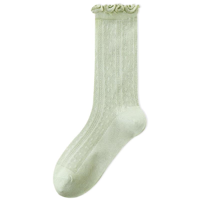 Бесшовные, Тонкие, Носки-гольфы для Женщин, Сетчатые в Балетном Стиле, Белые, Черная Отделка Ушками, Средняя часть для Лета 1 pair зелёный
Бесшовные, Тонкие, Носки-гольфы для Женщин, Сетчатые в Балетном Стиле, Белые, Черная Отделка Ушками, Средняя часть для Лета 1 pair зелёный