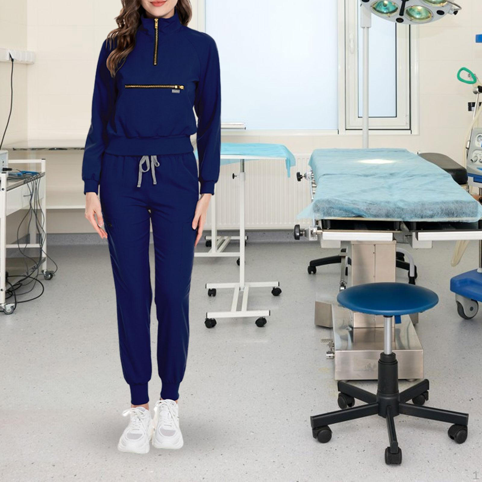 Комплект хирургических халатов для мужчин и женщин, топы и брюки, машинная стирка, рабочая одежда для медсестер, униформа для медсестер, быстрая стирка S Navy blue
Комплект хирургических халатов для мужчин и женщин, топы и брюки, машинная стирка, рабочая одежда для медсестер, униформа для медсестер, быстрая стирка S Navy blue