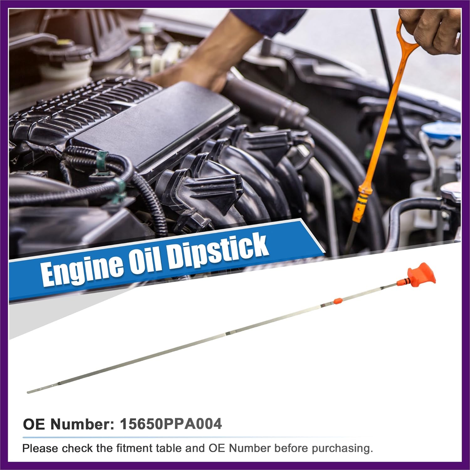1 Pcs Engine Oil Dipstick Engine Oil Fluid Level Dipstick for Honda Element DX EX 2.4L L4 Gas 2003 No.15650PPA004 Premium Fit Design
1 Pcs Engine Oil Dipstick Engine Oil Fluid Level Dipstick for Honda Element DX EX 2.4L L4 Gas 2003 No.15650PPA004 Premium Fit Design