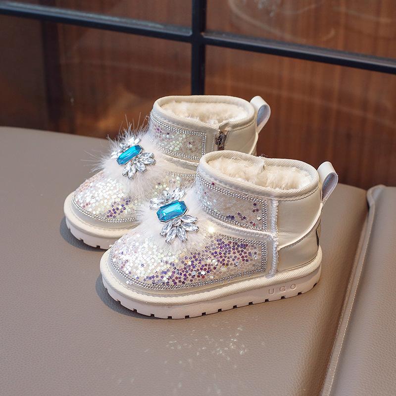 Зимние ботинки для девочек, новые зимние детские ботинки из хлопка большого размера, утолщенные, водонепроницаемые и нескользящие, зимние ботинки 36
Зимние ботинки для девочек, новые зимние детские ботинки из хлопка большого размера, утолщенные, водонепроницаемые и нескользящие, зимние ботинки 36