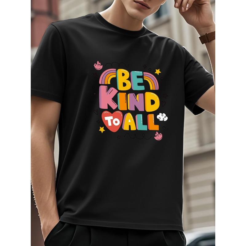 Colorful Letter Print Design Men s Short Sleeve T-Shirt, Comfortable Breathable Casual Style, Suitable for Spring Summer Autumn 4XL чорний
Colorful Letter Print Design Men s Short Sleeve T-Shirt, Comfortable Breathable Casual Style, Suitable for Spring Summer Autumn 4XL чорний