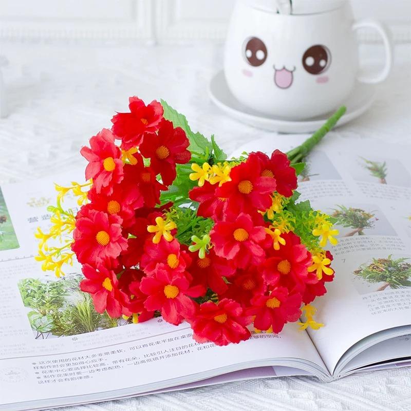 2Pcs Artificial Fake Flowers Daisy Flower Outdoor UV Resistant Green Shrub Plants Indoor Home Wedding Decor DIY Garden Accessory 2Pcs червоний
2Pcs Artificial Fake Flowers Daisy Flower Outdoor UV Resistant Green Shrub Plants Indoor Home Wedding Decor DIY Garden Accessory 2Pcs червоний
