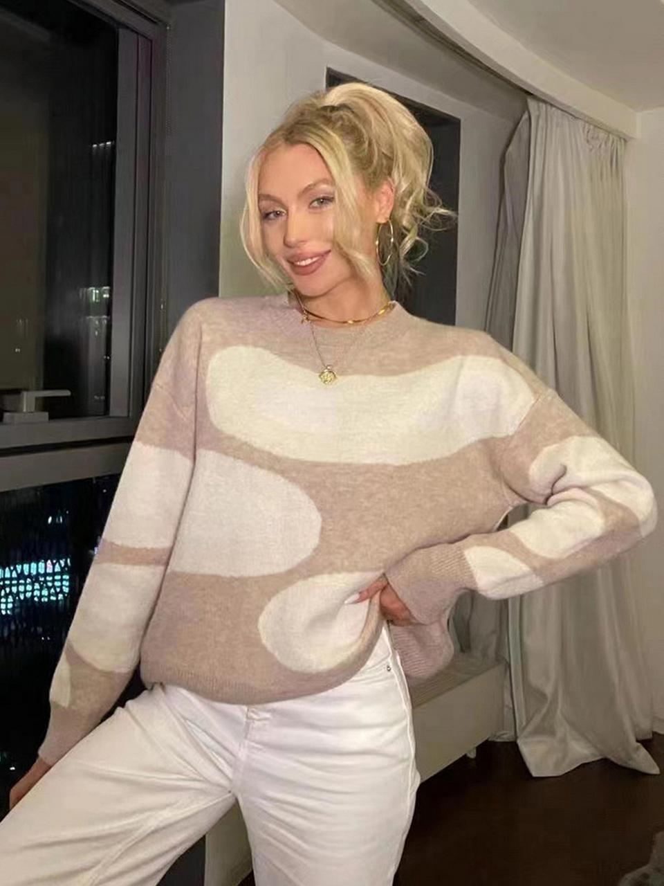 Cinemore весна-осень женский свитер однотонный свободный повседневный пуловер теплый базовый топ с длинным рукавом и круглым вырезом вязаный джемпер свитер One Size хаки
Cinemore весна-осень женский свитер однотонный свободный повседневный пуловер теплый базовый топ с длинным рукавом и круглым вырезом вязаный джемпер свитер One Size хаки