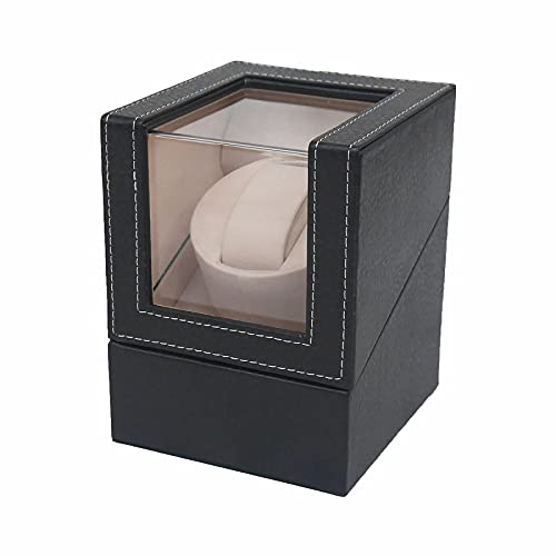 WNJAPAN Watch Winder, Single Automatic Watch Winder, Quiet Operation, Popular Gift, Interior Item, Black Embossed PU Leather, WM-01BK
WNJAPAN Watch Winder, Single Automatic Watch Winder, Quiet Operation, Popular Gift, Interior Item, Black Embossed PU Leather, WM-01BK