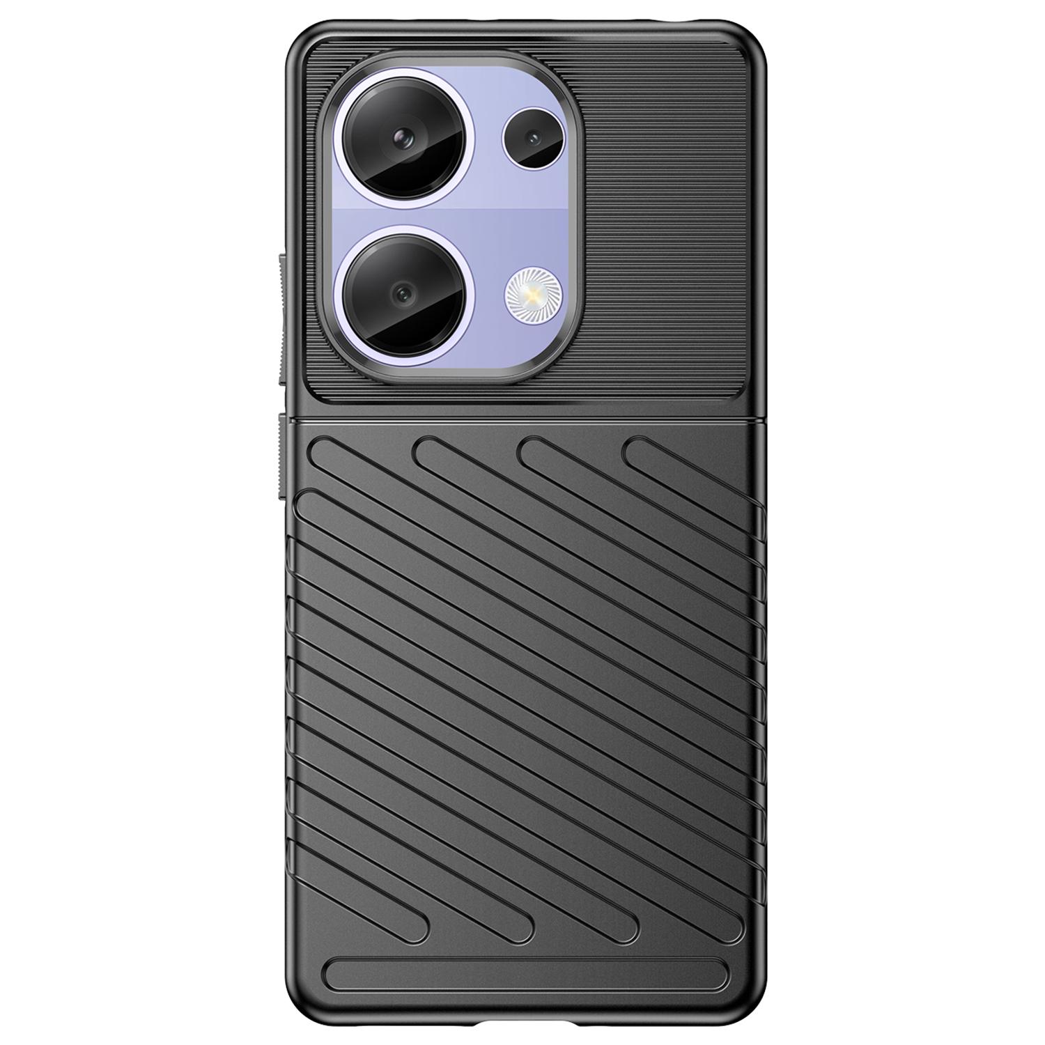 Thunder Series For Xiaomi Redmi Note 13 Pro 4G/Poco M6 Pro 4G TPU Case Twill Texture Phone Back Cover Black
Thunder Series For Xiaomi Redmi Note 13 Pro 4G/Poco M6 Pro 4G TPU Case Twill Texture Phone Back Cover Black