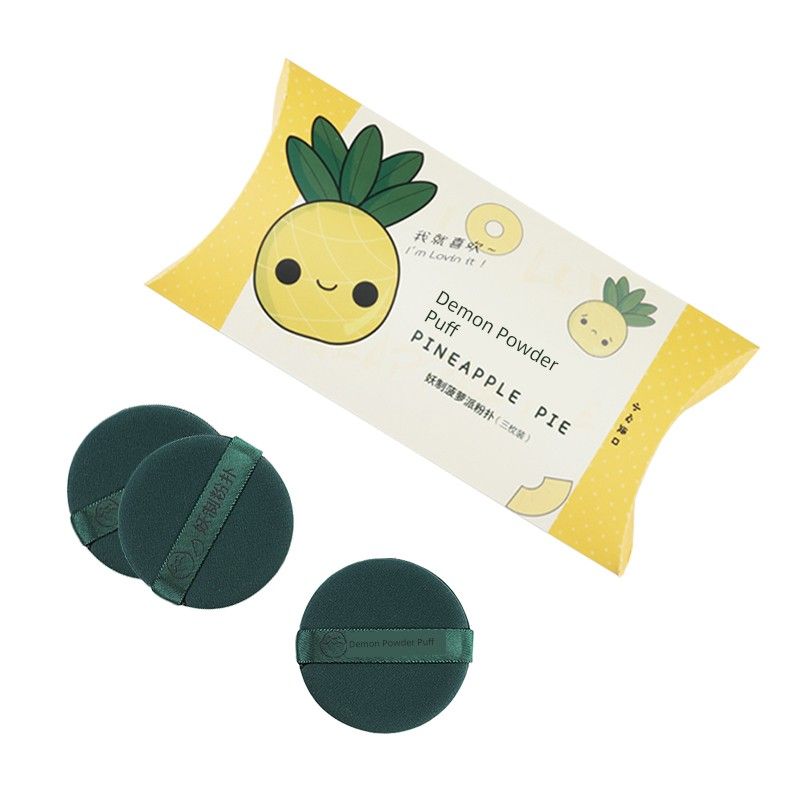 YZ Rhubarb Pie Pineapple Pie Cushion Powder Puff Smear-Proof Makeup Losse Powder Liquid Foundation Special Cosmetic Egg Makeup Sponge Pineapple pie three pieces
YZ Rhubarb Pie Pineapple Pie Cushion Powder Puff Smear-Proof Makeup Losse Powder Liquid Foundation Special Cosmetic Egg Makeup Sponge Pineapple pie three pieces