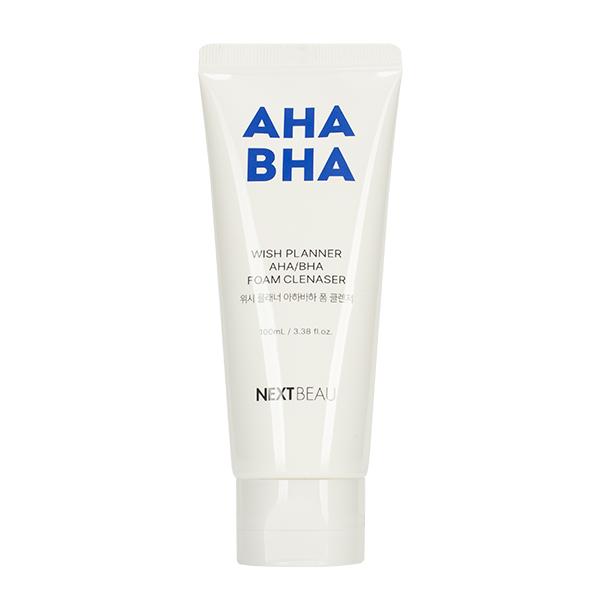Очищающая пенка для умывания с AHA/BHA кислотами для проблемной кожи NEXTBEAU Wish Planner AHA/BHA Foam Cleanser 100мл
Очищающая пенка для умывания с AHA/BHA кислотами для проблемной кожи NEXTBEAU Wish Planner AHA/BHA Foam Cleanser 100мл