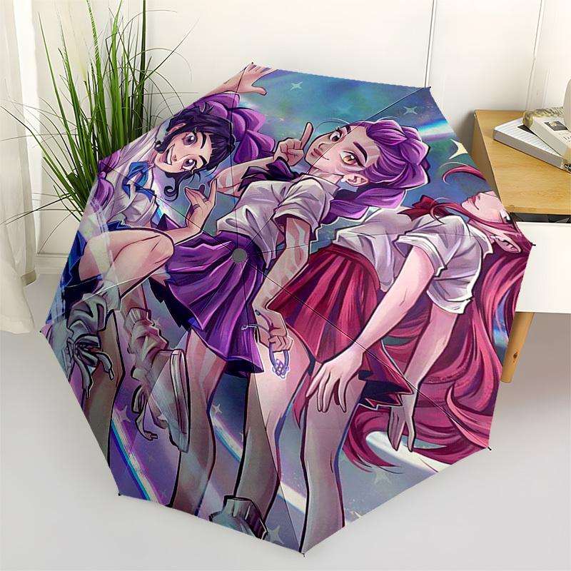 1pc Outdoor Umbrella with Anime Characters - Automatic Opening/Closing, Portable 3-Fold Design, 8-Rib Iron Frame - Perfect Gift for Fans, Travele
1pc Outdoor Umbrella with Anime Characters - Automatic Opening/Closing, Portable 3-Fold Design, 8-Rib Iron Frame - Perfect Gift for Fans, Travele