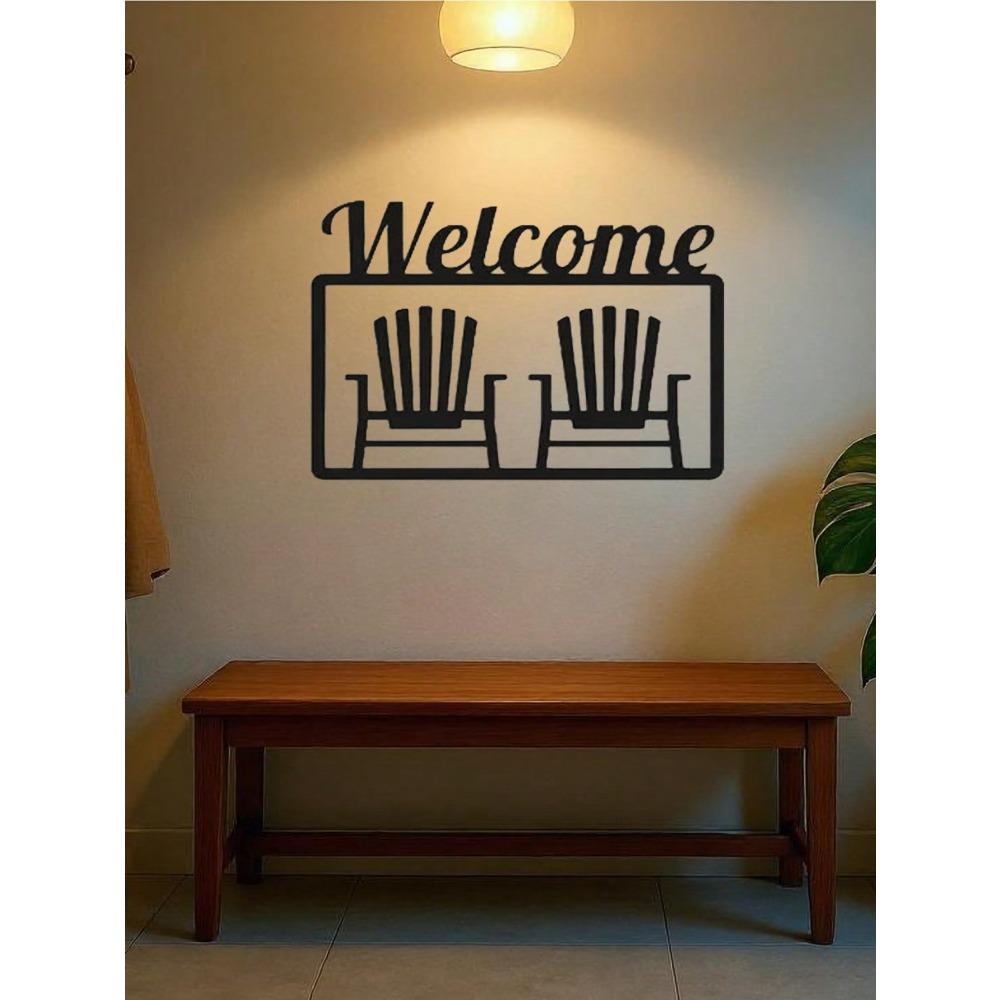 Metal Beach Welcome Sign Wall Art with Beach Chairs, Coastal Hanging Decor for Home Outdoor Indoor TY2623-14
Metal Beach Welcome Sign Wall Art with Beach Chairs, Coastal Hanging Decor for Home Outdoor Indoor TY2623-14