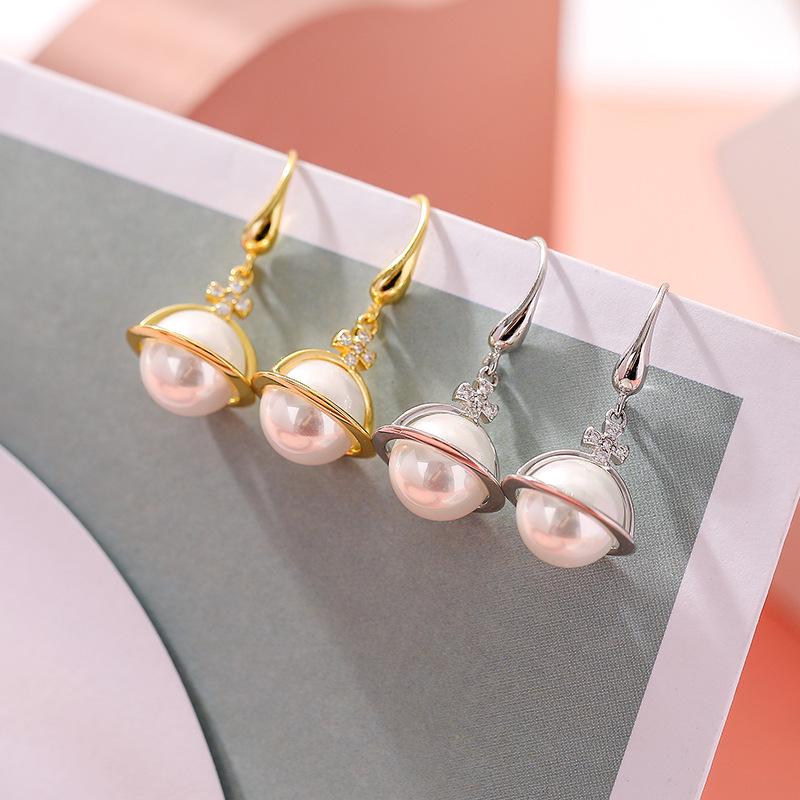 Baoyilong Planet Pearl Earrings: Elegant, Minimalist Ear Hooks for Women 925 Silver золотой
Baoyilong Planet Pearl Earrings: Elegant, Minimalist Ear Hooks for Women 925 Silver золотой
