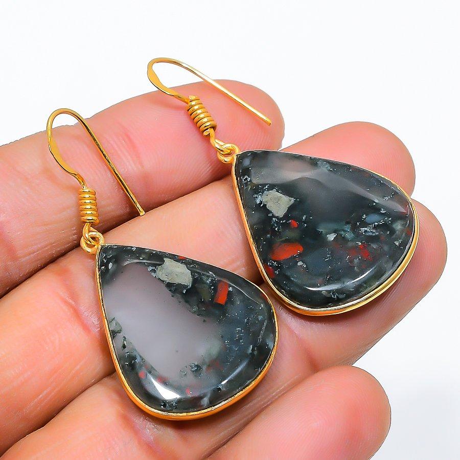 Boulder Opal Gemstone 925 Solid Sterling Silver Jewelry Earring 1.77 GK-5672
Boulder Opal Gemstone 925 Solid Sterling Silver Jewelry Earring 1.77 GK-5672