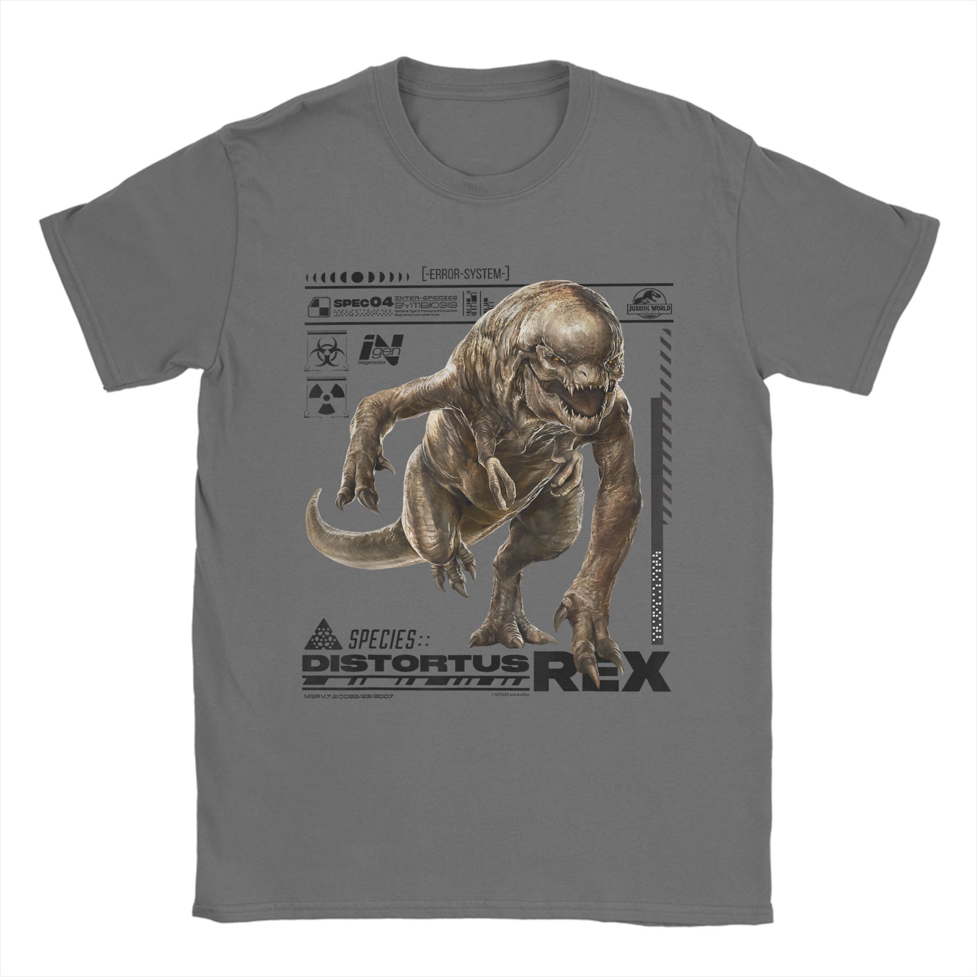 Jurassic World Rebirth Distortus Rex Ingen Species File Футболки Чоловічі Футболки з Чистої Бавовни Футболка з Коротким Рукавом Одяг 4XL
Jurassic World Rebirth Distortus Rex Ingen Species File Футболки Чоловічі Футболки з Чистої Бавовни Футболка з Коротким Рукавом Одяг 4XL