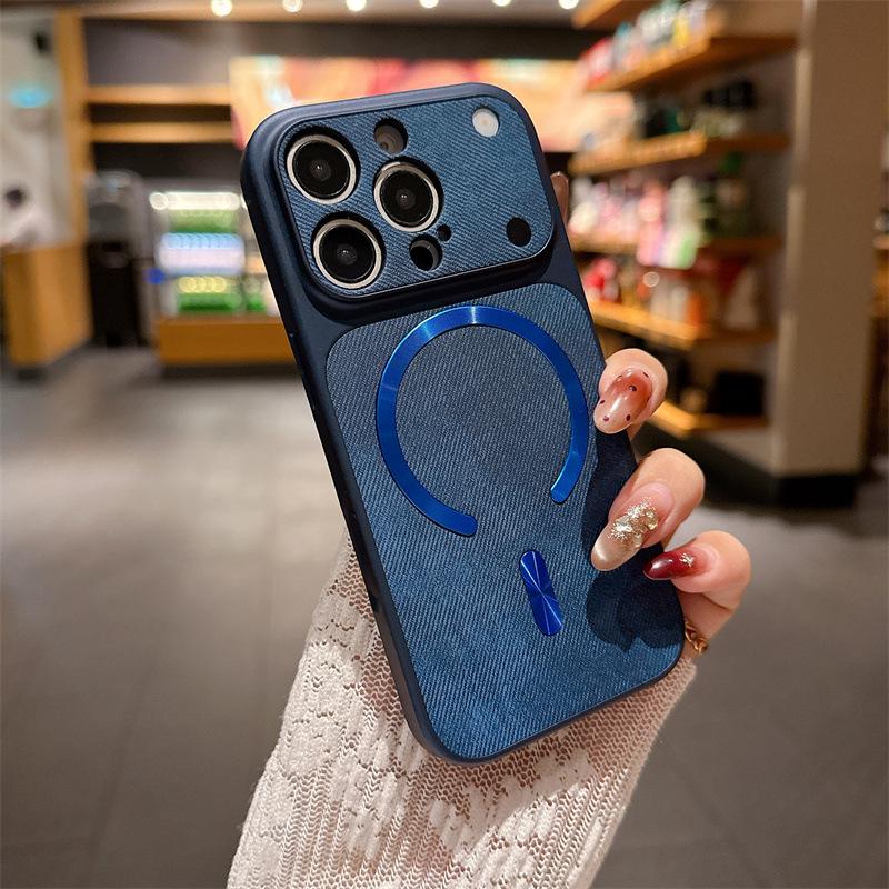 iPhone 17 Denim Texture Magnetic Case with Large Window & Apple 15 Integrated Camera Button Protector 12 PRO темно-синий
iPhone 17 Denim Texture Magnetic Case with Large Window & Apple 15 Integrated Camera Button Protector 12 PRO темно-синий