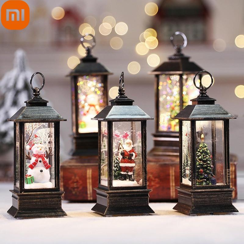 Рождественский фонарь Xiaomi, квадратный светодиодный светильник на батарейках, рождественская елочная сцена, блестящий подвесной фонарь на Рождество, украшение дома, подарок
Рождественский фонарь Xiaomi, квадратный светодиодный светильник на батарейках, рождественская елочная сцена, блестящий подвесной фонарь на Рождество, украшение дома, подарок