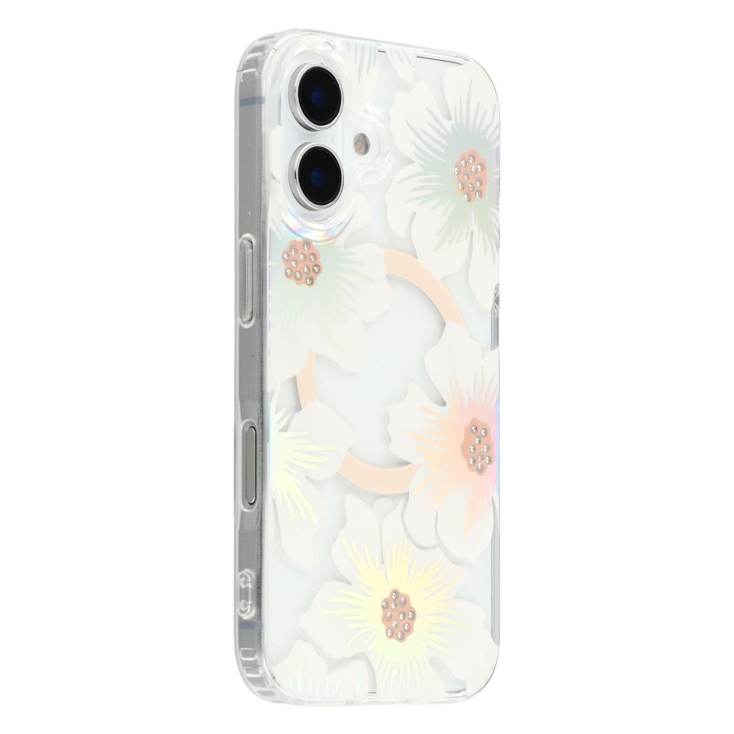 For iPhone 16 Plus Case Compatible with MagSafe Laser Flower PC+TPU Clear Phone Cover Lily
For iPhone 16 Plus Case Compatible with MagSafe Laser Flower PC+TPU Clear Phone Cover Lily