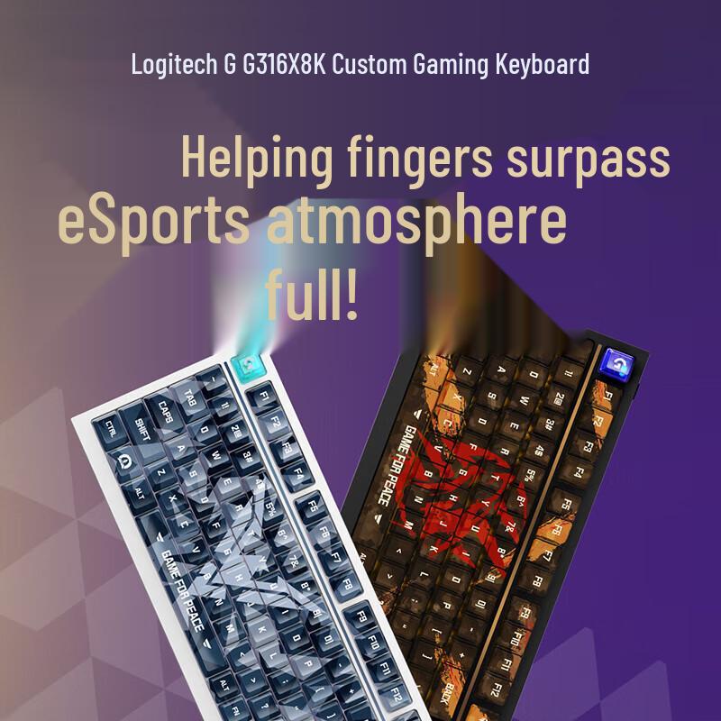 Logitech G316 X 98-Key RGB Hot-Swappable Wired Mechanical Keyboard
Logitech G316 X 98-Key RGB Hot-Swappable Wired Mechanical Keyboard