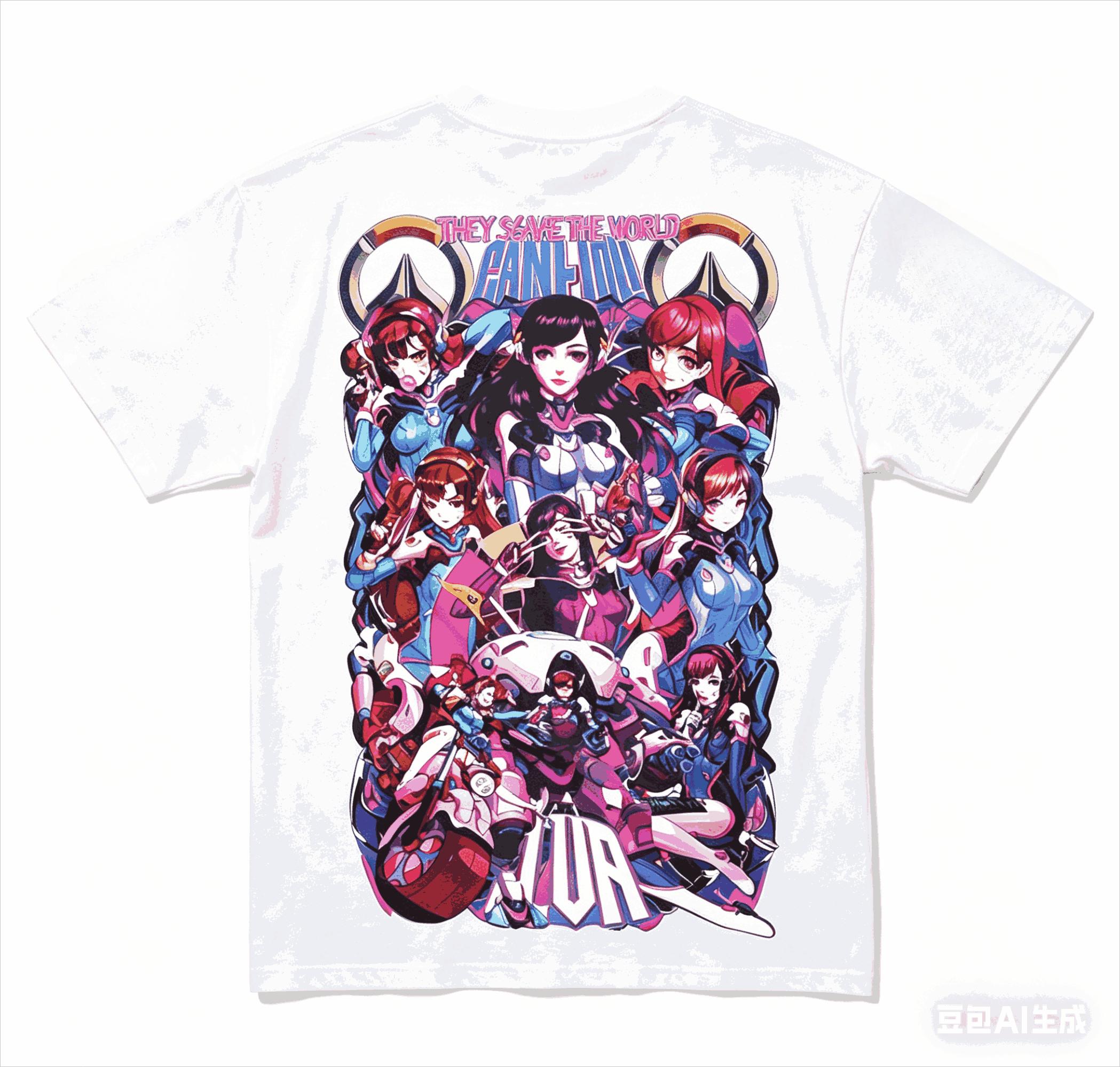 D. Va Overwatch Cotton T-shirt Year round clothing high quality personality Clothes Plus Size Unisex New Model Washed Vintage Loose 4XL
D. Va Overwatch Cotton T-shirt Year round clothing high quality personality Clothes Plus Size Unisex New Model Washed Vintage Loose 4XL