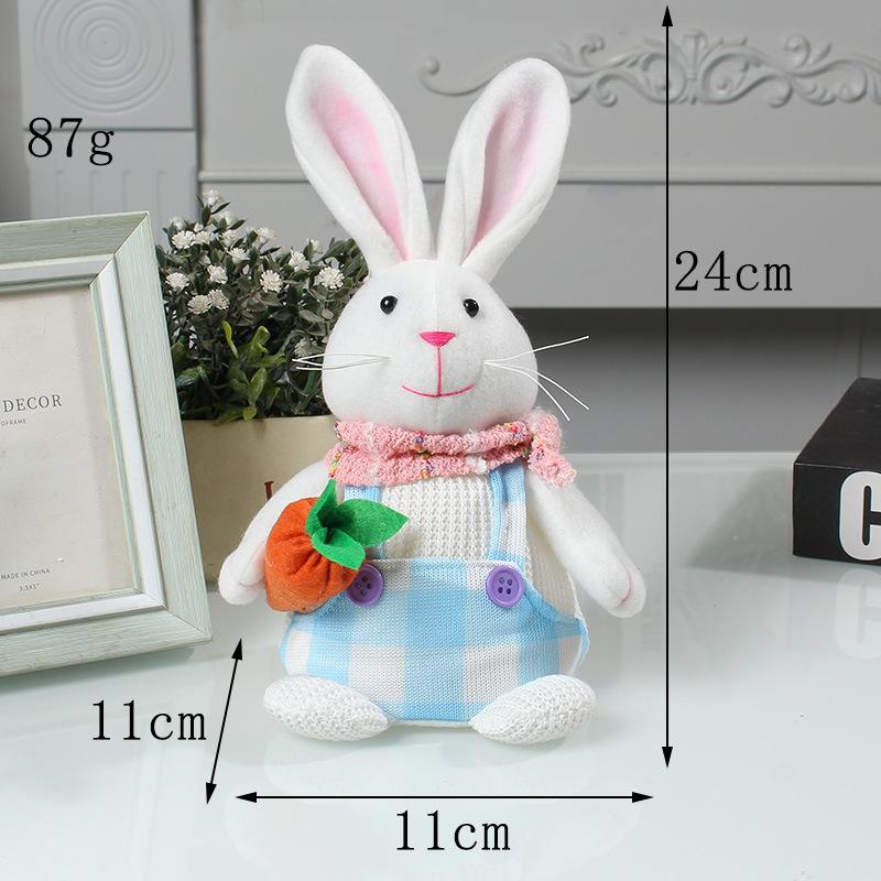 Manufacturers wholesale cross-border new products Easter luminous rabbit doll ornament resurrection egg fabric radish ornament
Manufacturers wholesale cross-border new products Easter luminous rabbit doll ornament resurrection egg fabric radish ornament