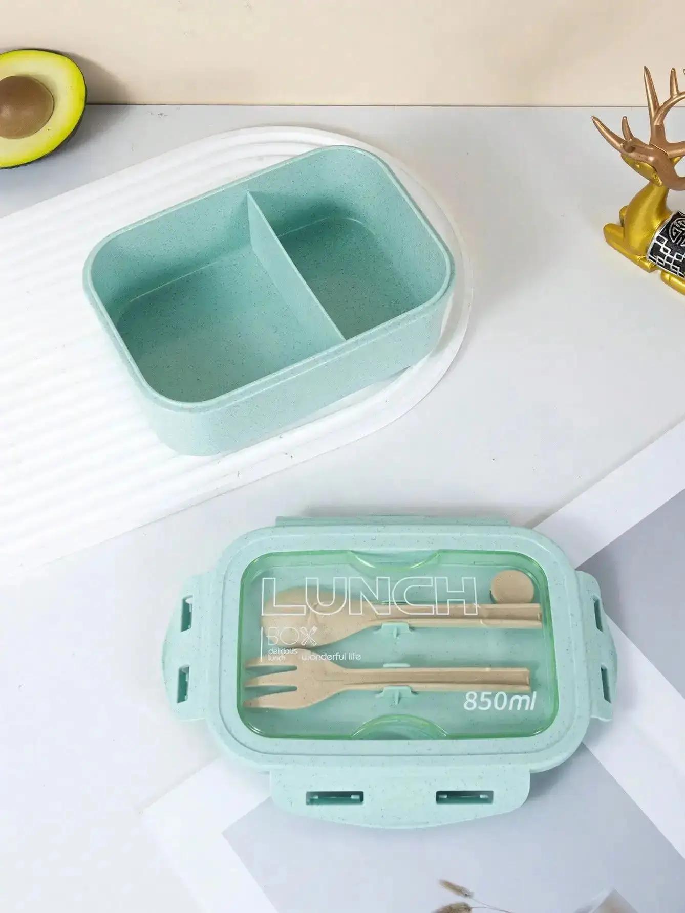 1pc-Solid color square cutlery box-with Tableware,Leakproof Square Divided Microwave Safe Lunch Container for Office School, зелёный
1pc-Solid color square cutlery box-with Tableware,Leakproof Square Divided Microwave Safe Lunch Container for Office School, зелёный